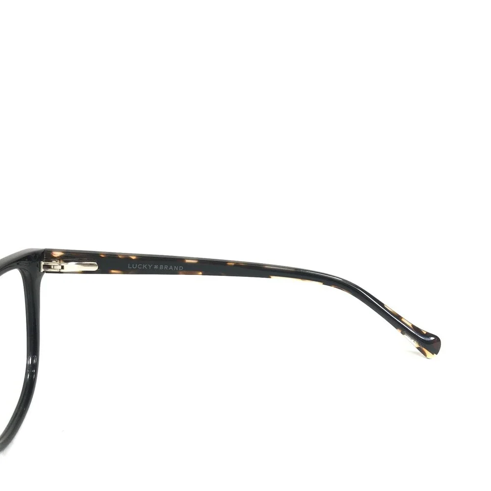 Lucky Brand Eyeglasses Frames D223 BLACK Tortoise Round Full Rim 53-17-140